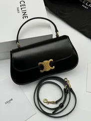 Сумка CELINE LOLA IN SHINY CALFSKIN черный
