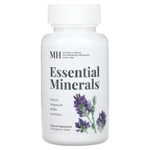 Michael's Health, Essential Minerals, 120 вегетарианских таблеток