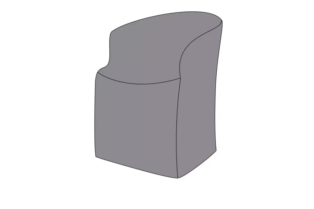 Защитный чехол на стул Диего, цвет серый