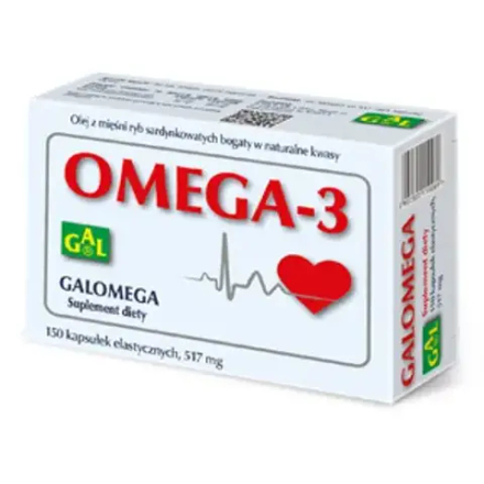 Диетическая добавка Galomega Omega-3, 150 капсул