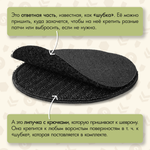 Нашивка на одежду, патч, шеврон на липучке "Кхорн" (Золотой) 7,5х7,5 см