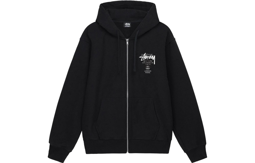 Худи Stussy Dsm World Tour Zip Hoodie, 3973714