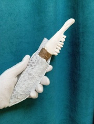 Ножны из кожи питона 18смХ 5см 1