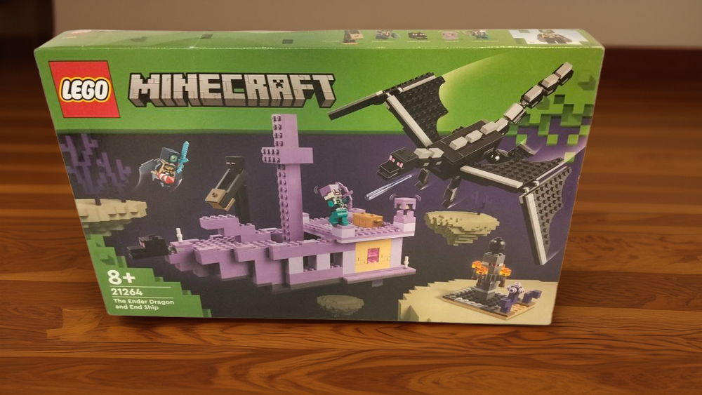 LEGO Minecraft 21264 «Дракон и корабль Эндера» — приключения в измерении Края