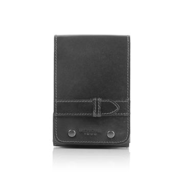 Набор для усов и бороды Mondial: в черном чехле щетка, расческа и ножницы