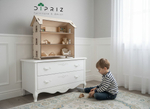 Полка-органайзер для игрушек 'Виктория 61х27х65 из березовой фанеры Диприз
