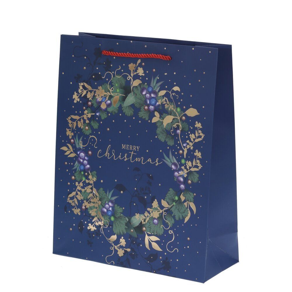 GAEM Пакет подарочный (бумага 210г/м2, блок 12шт), L26 W10 H32 см, 4в.