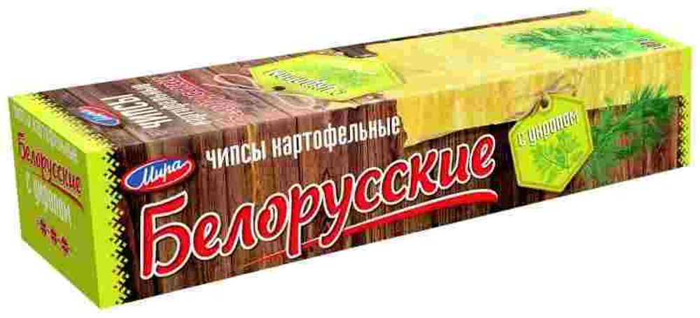 Чипсы &quot;Белорусские&quot; 100г. картофельные с укропом Мира