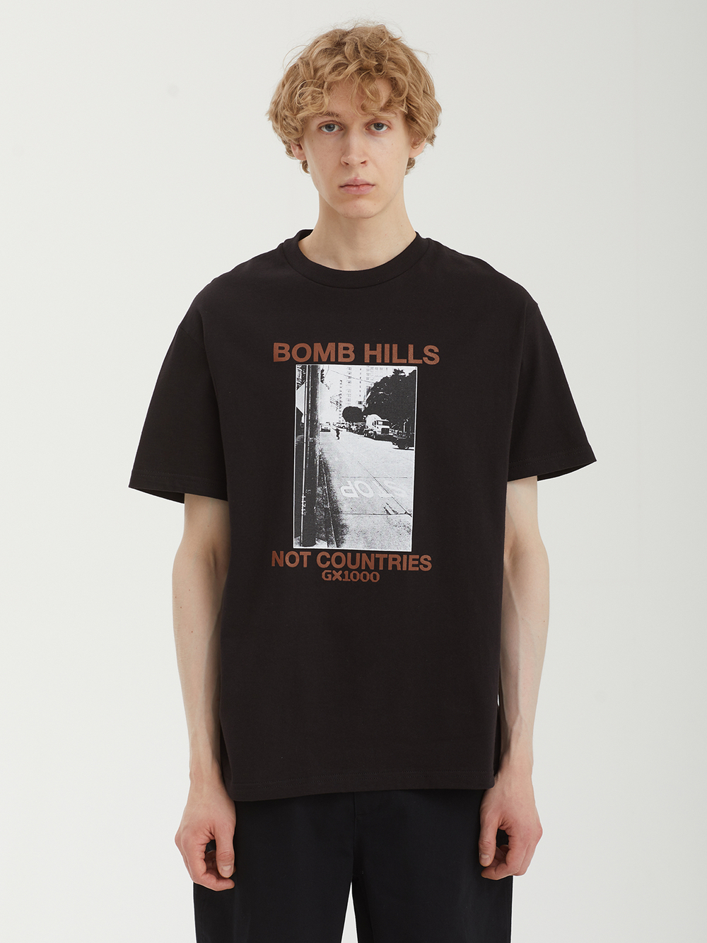 Мужская Футболка Bomb Hills Not Countries