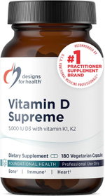 Designs For Health - Vitamin D Supreme - 180 capsules