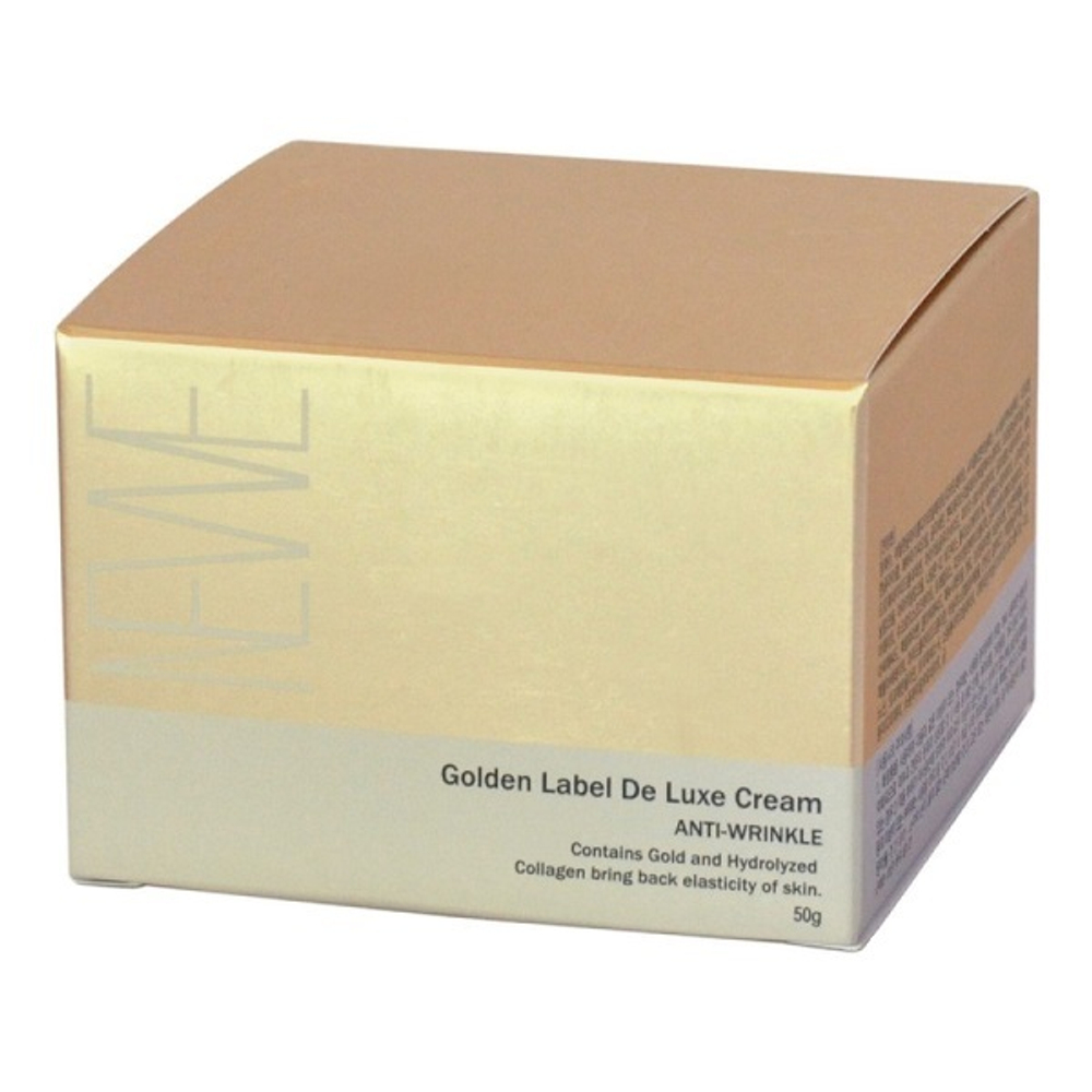 Крем для лица антивозрастной с частицами золота Newe Golden Label De Luxe Cream Anti-Wrinkle 50г