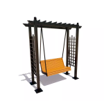 Качели «Арт», сосна, тик