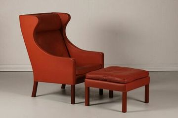кресло Mogensen armchair ( кожа) (by Steel Arts)