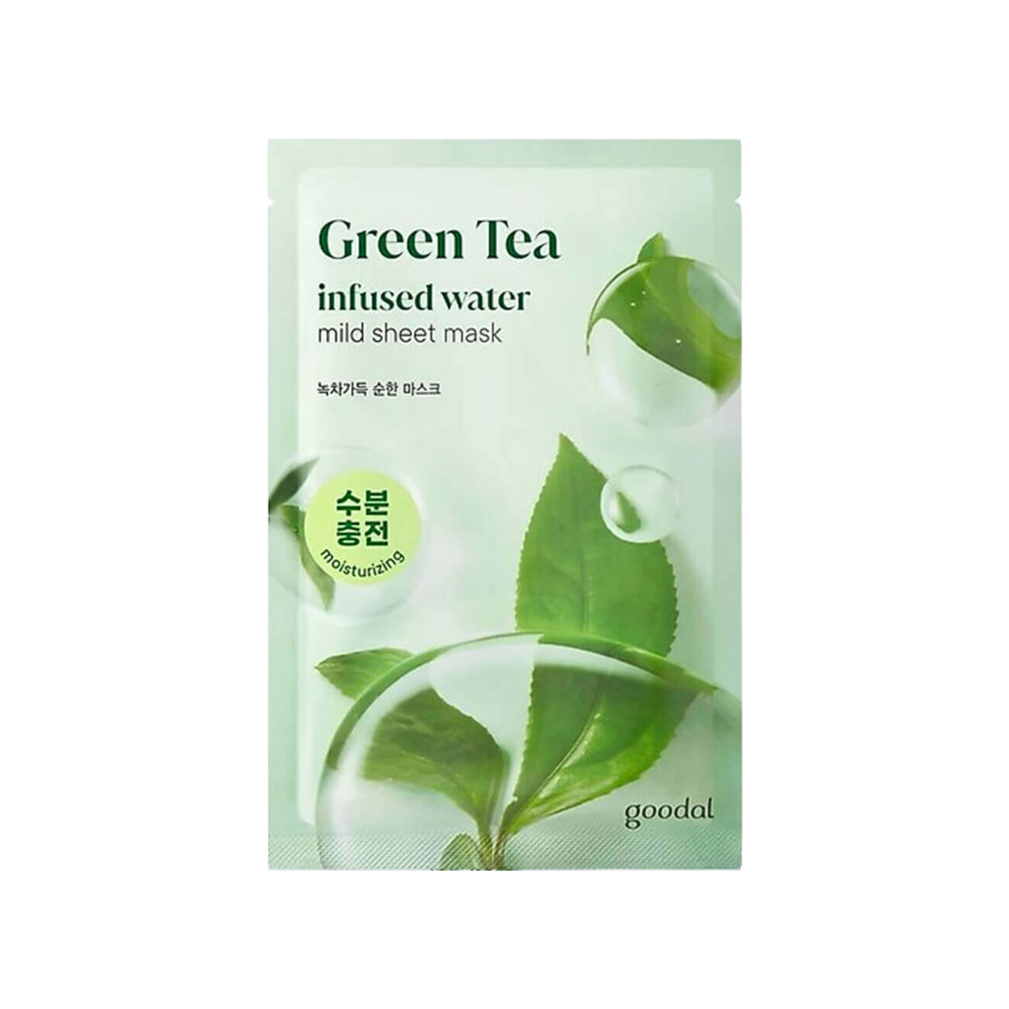 Goodal Green-tea Infused Water Mild Sheet Mask 1шт