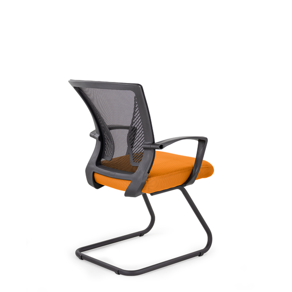 Кресло СН-800 Энжел черный Н/п Нео BL TW-01/Е105-к (черный/оранжевый)