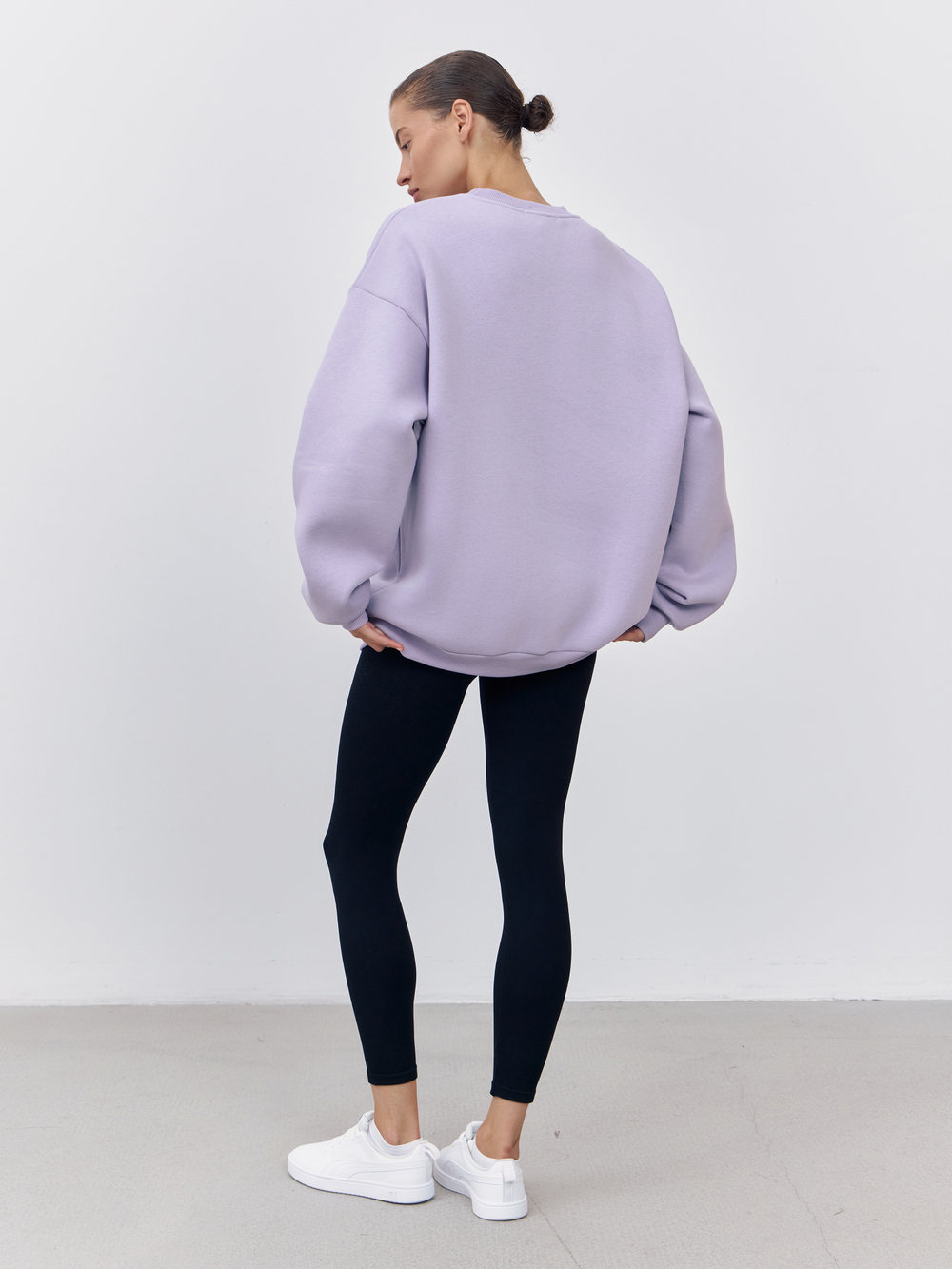 Свитшот (с начесом) Сиреневый