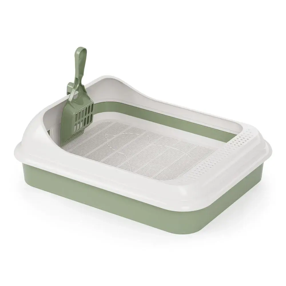 Лоток для кошек Юта (с бортом, сеткой и совком) ALTA