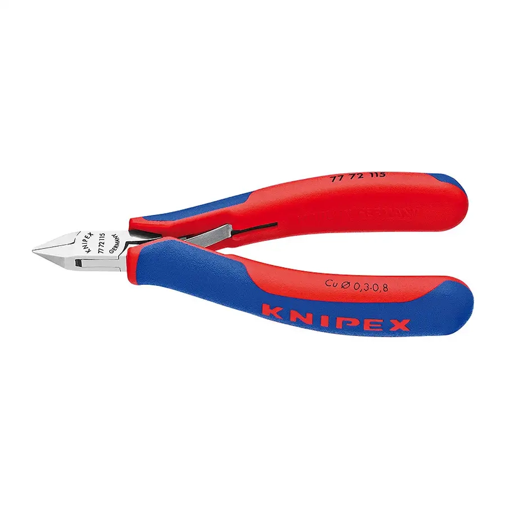 Кусачки боковые для электроники 115 мм Knipex 77 72 115 SB