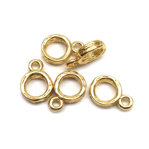 Бейл для украшений 10х2 мм, позолота