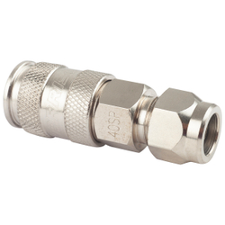 HRS-40SPA Harrison Пневматическое быстроразъёмное соединение с обжимным креплением PU шланга Ø 8х12