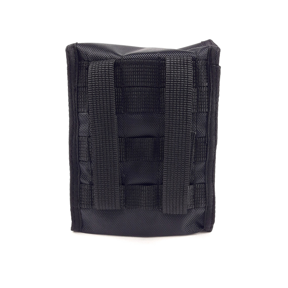 Подсумок универсальный с креплением MOLLE 14х19х7см с клапаном на липучке и прозрачной стенкой - 4х4