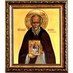 Андрей Рублев преподобный иконописец. Икона на холсте