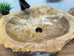 Раковина из окаменелого дерева OD-65700 70х47х15 из натурального камня