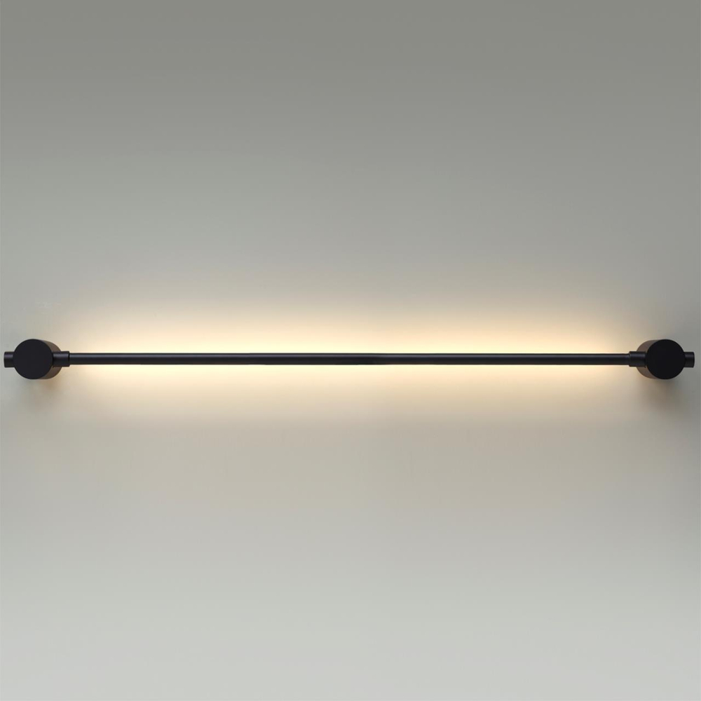 4395/8WL HIGHTECH ODL23 000 черный/металл Настенный св-к IP20 LED 8W 320Лм 3000K DALIA