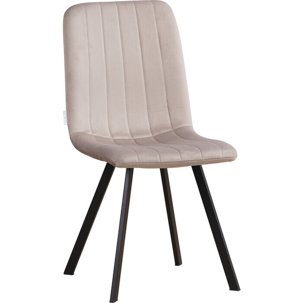 Стул  Barcelona line square серо-бежевый