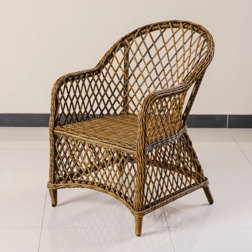 Кресло Уэльс ажурное плетение с подушкой Ro-tango