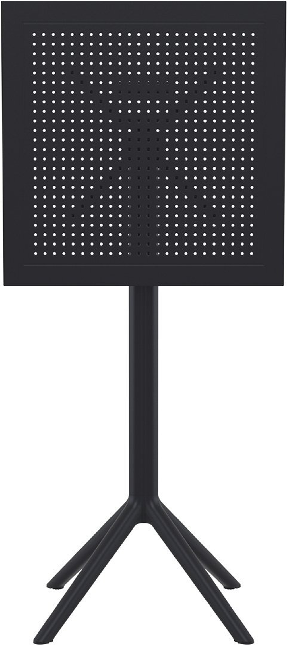 Стол пластиковый барный складной Siesta Contract Sky Folding Bar Table 60, черный