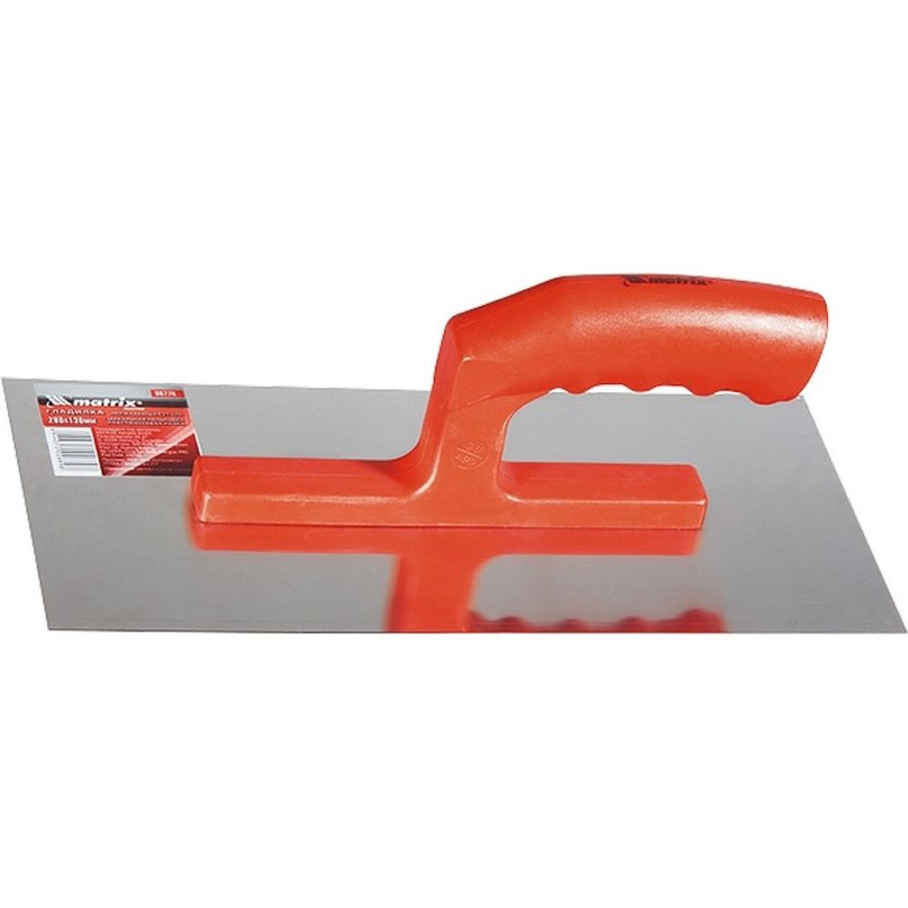 86776 Гладилка из нерж. стали, 280 х 130 мм, зеркальная полировка, пластмас. ручка Matrix