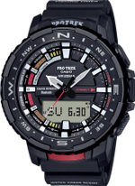 Японские спортивные наручные часы Casio Pro Trek PRT-B70-1ER с хронографом