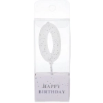 Свеча для торта Цифра Фактура «0» 4,6 см