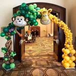 Шар (25"/64 см) Фигура, Голова, Обезьянка Мартышка