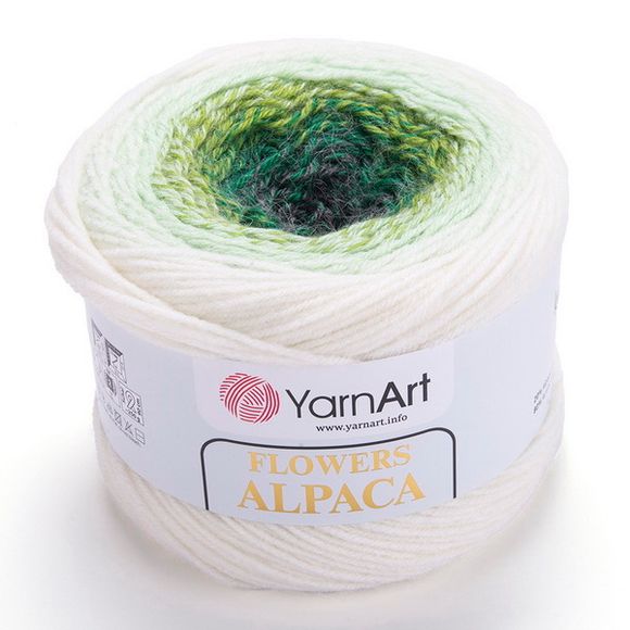 Пряжа Flowers Alpaca Yarnart 401