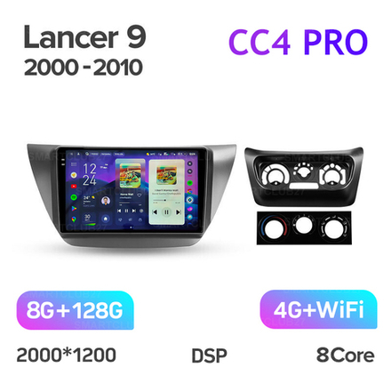 Teyes CC4 Pro 9" для Mitsubishi Lancer 2000-2010