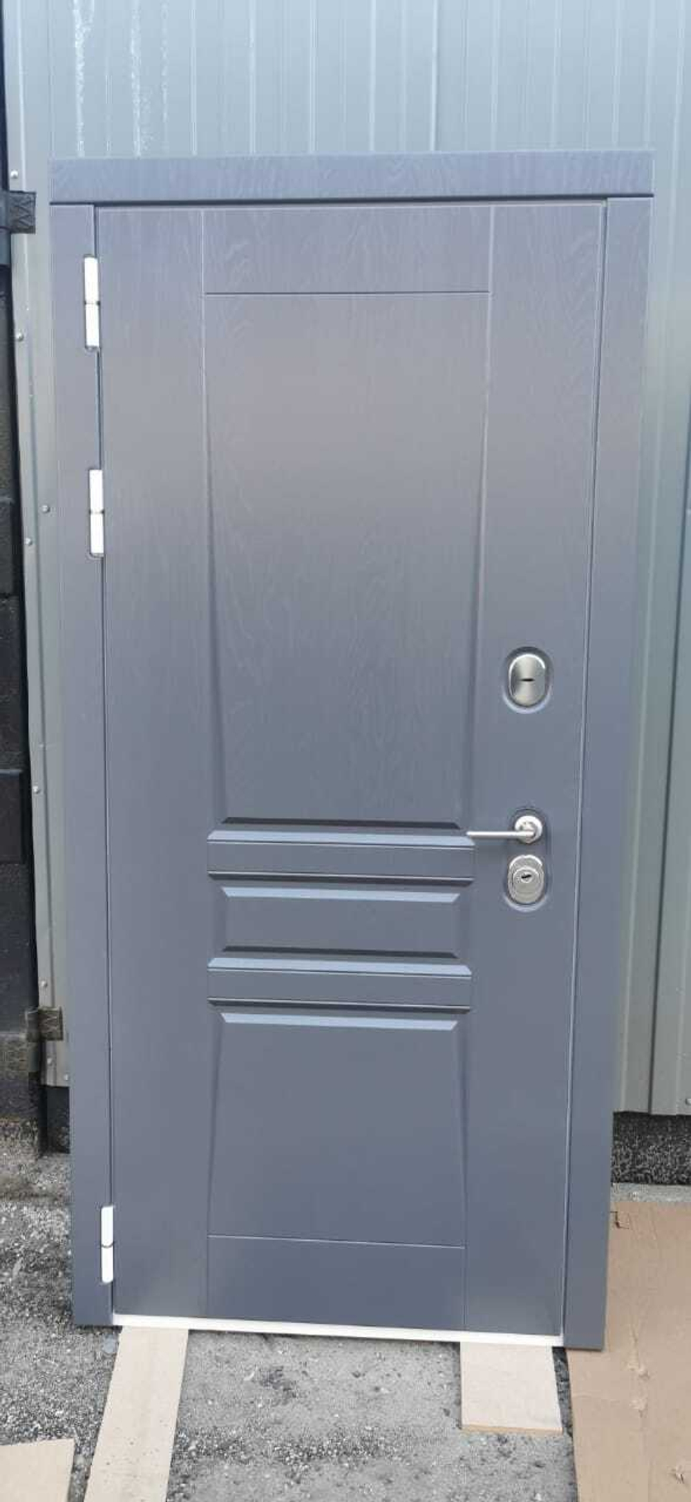 Дверь Входная Лабиринт Платинум 18 С зеркалом Белое дерево