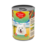 Консервы РОДНЫЕ КОРМА для собак жареха мясная по-двински 6х970 г