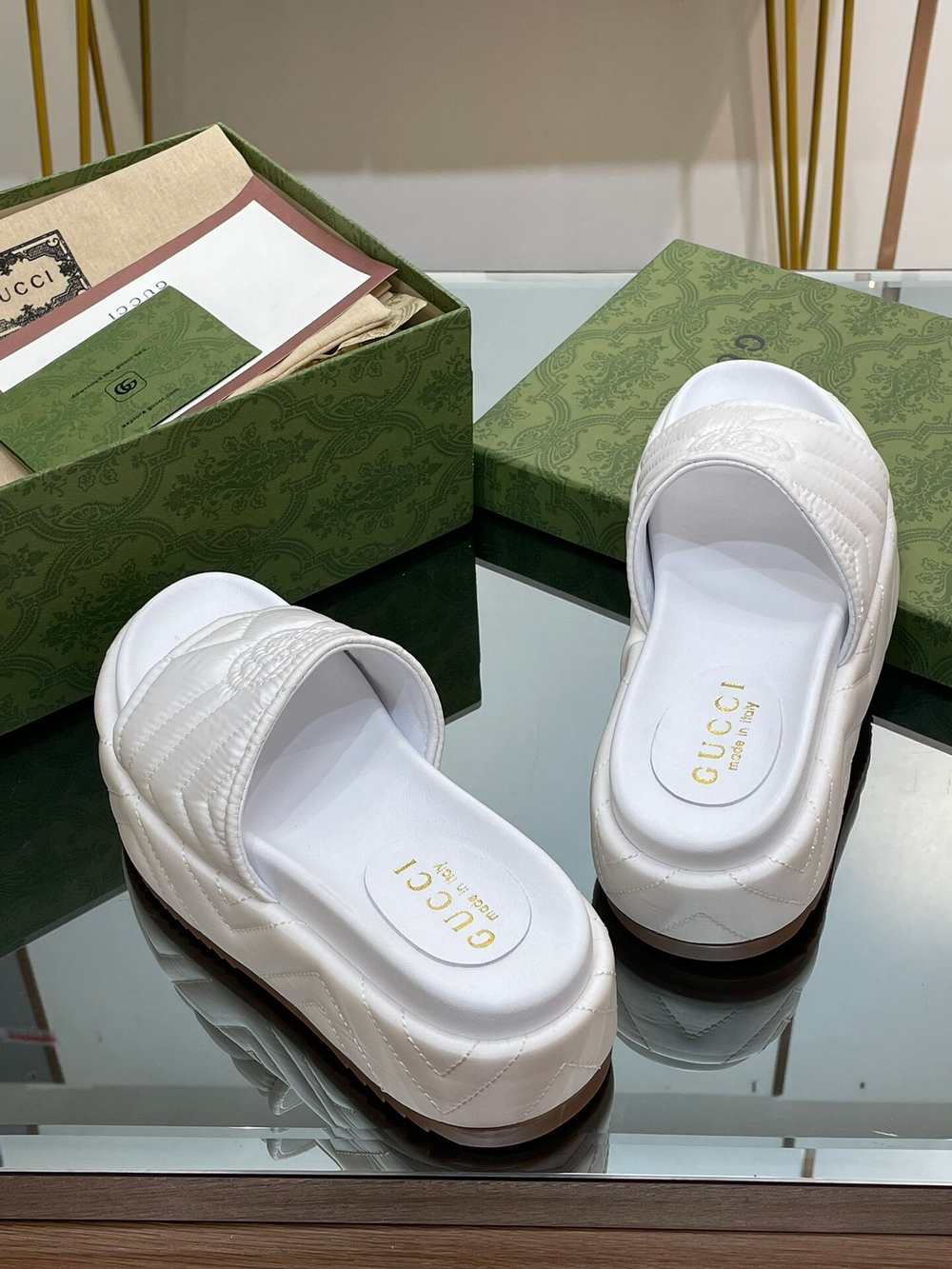 Gucci Platform Slide Sandal