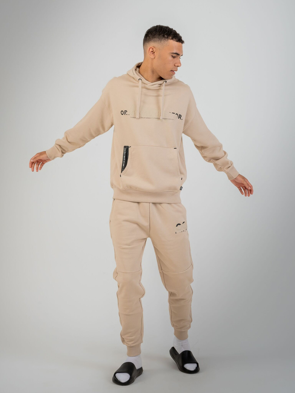 Худи мужское ORIGINAL CREATOR ERROR_404 HOODIE, Бежевый