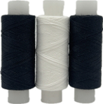 Нитки швейные 45ЛЛ 150м Набор 3шт "Домино" (мультиколор)