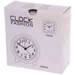 Будильник «Брук» 10*10*4,3см, микс цветов