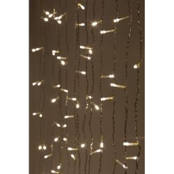 Светодиодная новогодняя гирлянда ЭРА ЕNIGW - 400W Занавес 8 режимов 3*3 м холодный белый 320 LED IP20 220 V