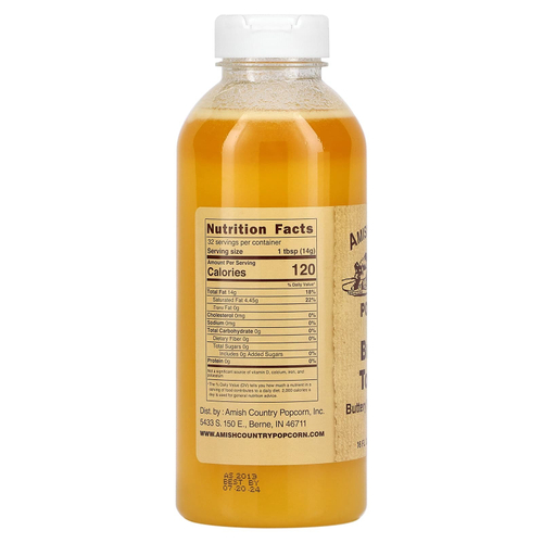 Amish Country Popcorn, Масляный попкорн, 472 мл (16 жидк. унц.)
