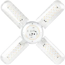 Фитолампа для растений светодиодная ЭРА GREEN LINE ФИТО-65W-PL-E27-GR 5-ти лепестковая розового свечения 65 Вт Е27 | Фитолампы Е27