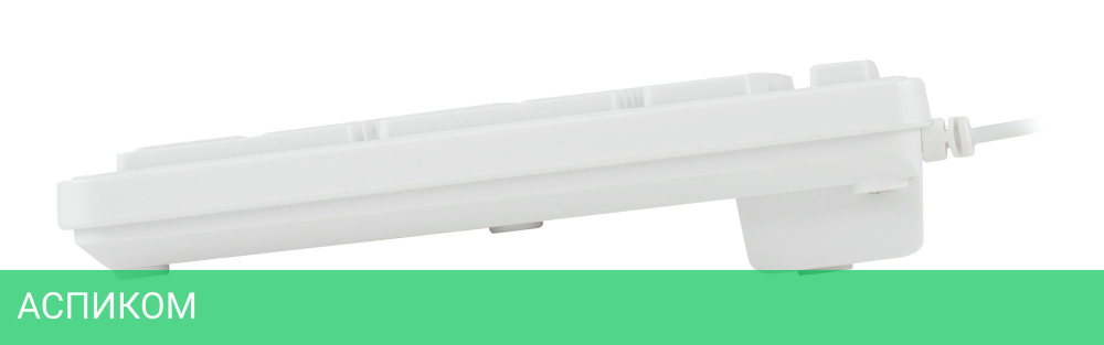 Клавиатура Acer OKW123 белый (ZL.KBDEE.00D)