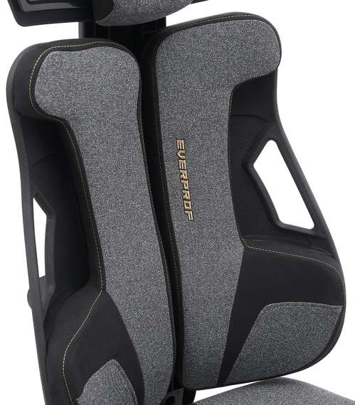 Геймерское кресло Everprof Serval S Ткань Черно-серый