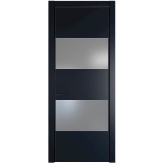 Межкомнатная дверь эмаль Profil Doors 22PA нэви блу со вставкой