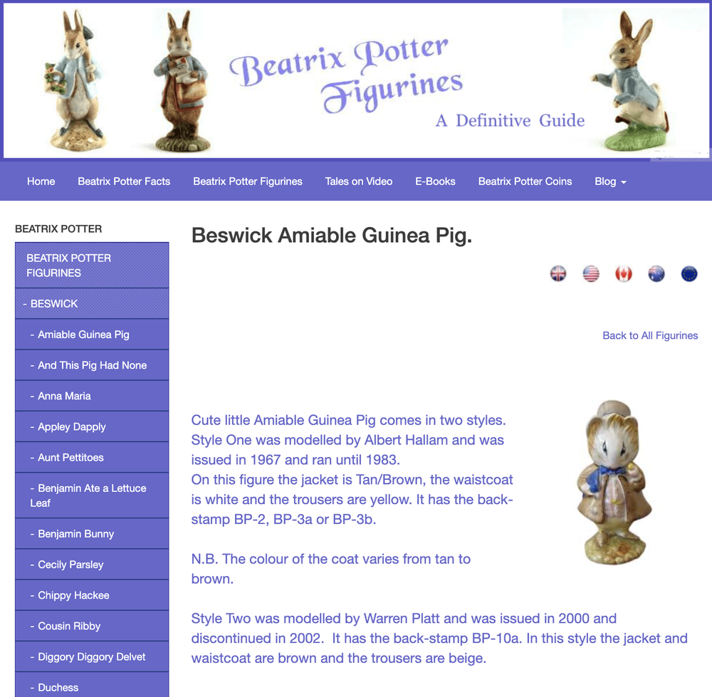 Статуэтка «Морская свинка»